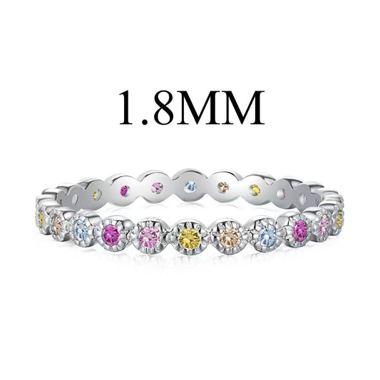 [ElanLuxe Jewelry]Unique Scintillating Round Cut Daily Ring