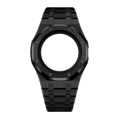 Strap For Ap Swatch Royal Oak Pop Exclusive Steel Case & Strap Full‑wrap Embedded Watch Band