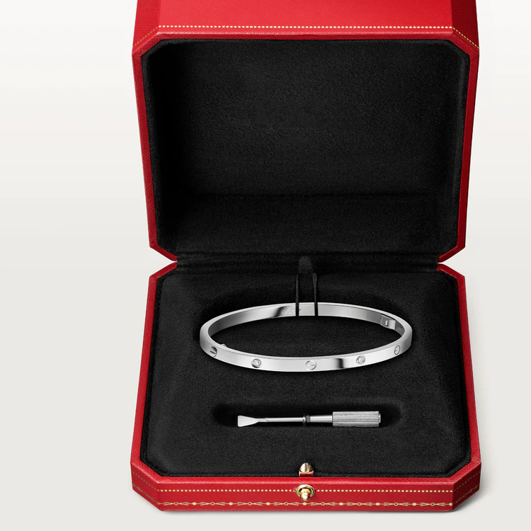 [ElanLuxe Jewelry]LOVE BRACELET 3.65MM 6 DIAMONDS