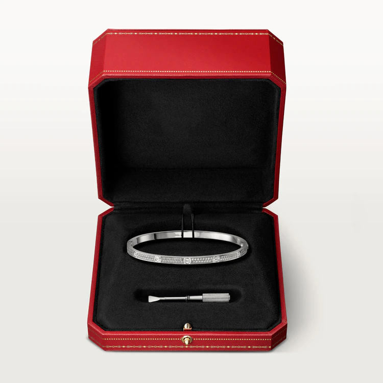 [ElanLuxe Jewelry]LOVE BRACELET 3.65MM DIAMOND-PAVED