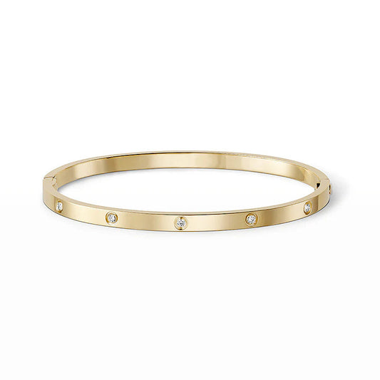 [ElanLuxe Jewelry]LOVE BRACELET 3.65MM 10 DIAMONDS