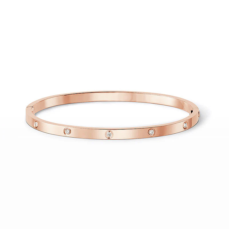 [ElanLuxe Jewelry]LOVE BRACELET 3.65MM 10 DIAMONDS