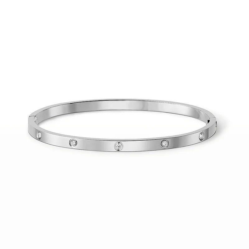 [ElanLuxe Jewelry]LOVE BRACELET 3.65MM 10 DIAMONDS