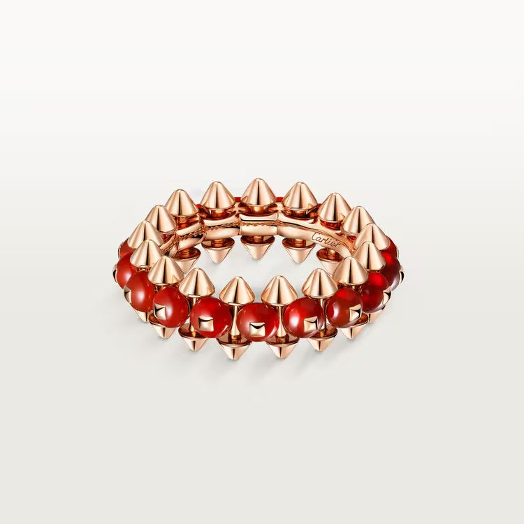 [ElanLuxe Jewelry]CLASH 7.9MM AGATE CHALCEDONY RING