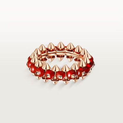 [ElanLuxe Jewelry]CLASH 7.9MM AGATE CHALCEDONY RING