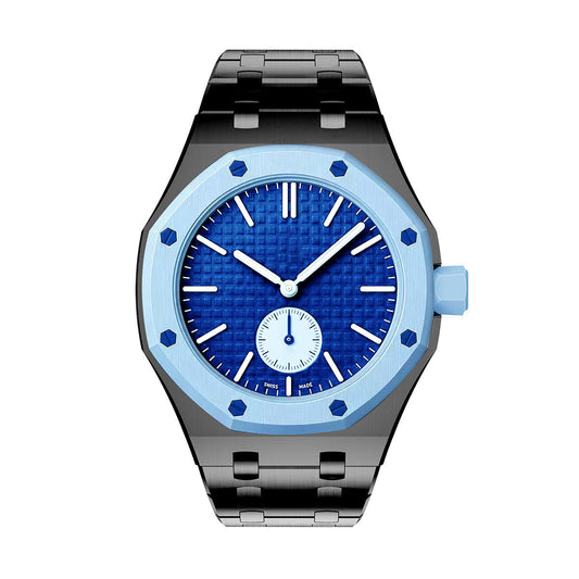 Oak Pop Exclusive Black Steel Strap