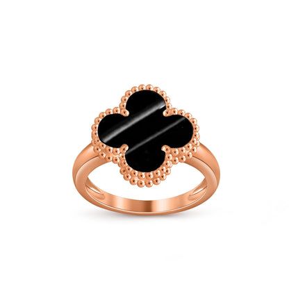 [ElanLuxe Jewelry]CLOVER RING ROSE GOLD COLLECTION