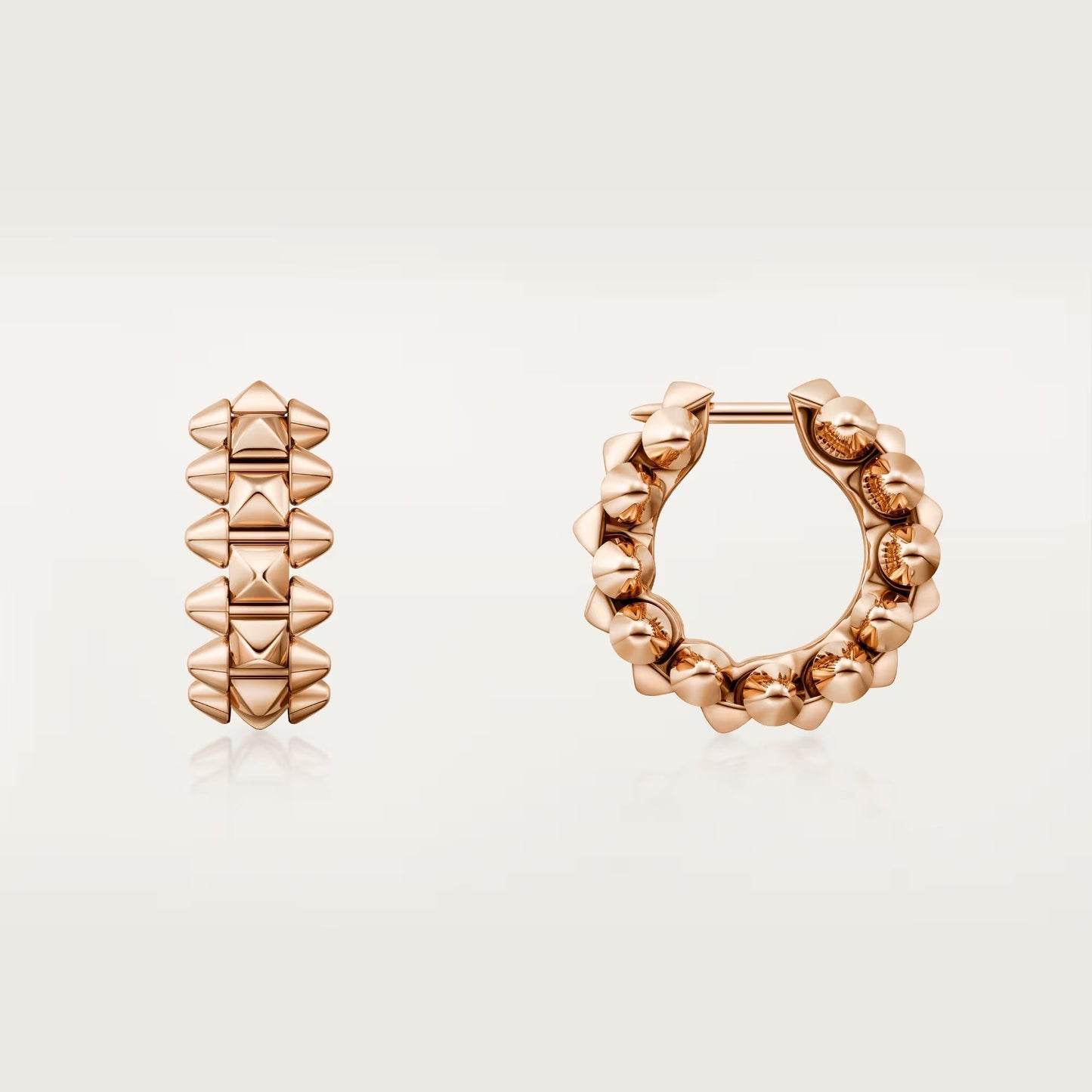 [ElanLuxe Jewelry]CLASH MINI HOOP EARRINGS