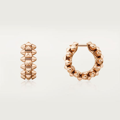 [ElanLuxe Jewelry]CLASH MINI HOOP EARRINGS