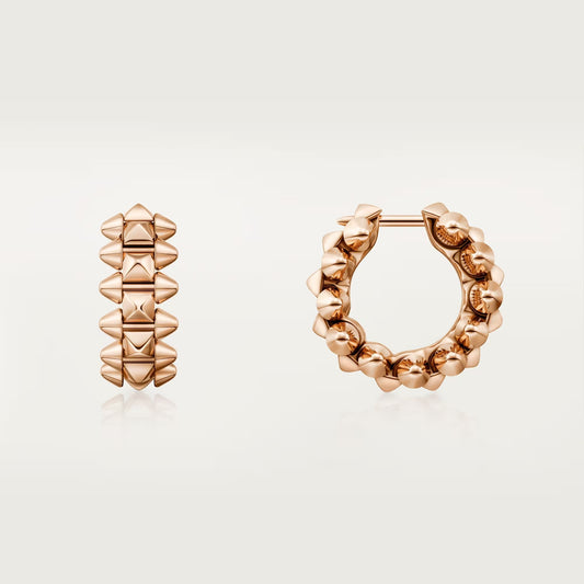 [ElanLuxe Jewelry]CLASH MINI HOOP EARRINGS