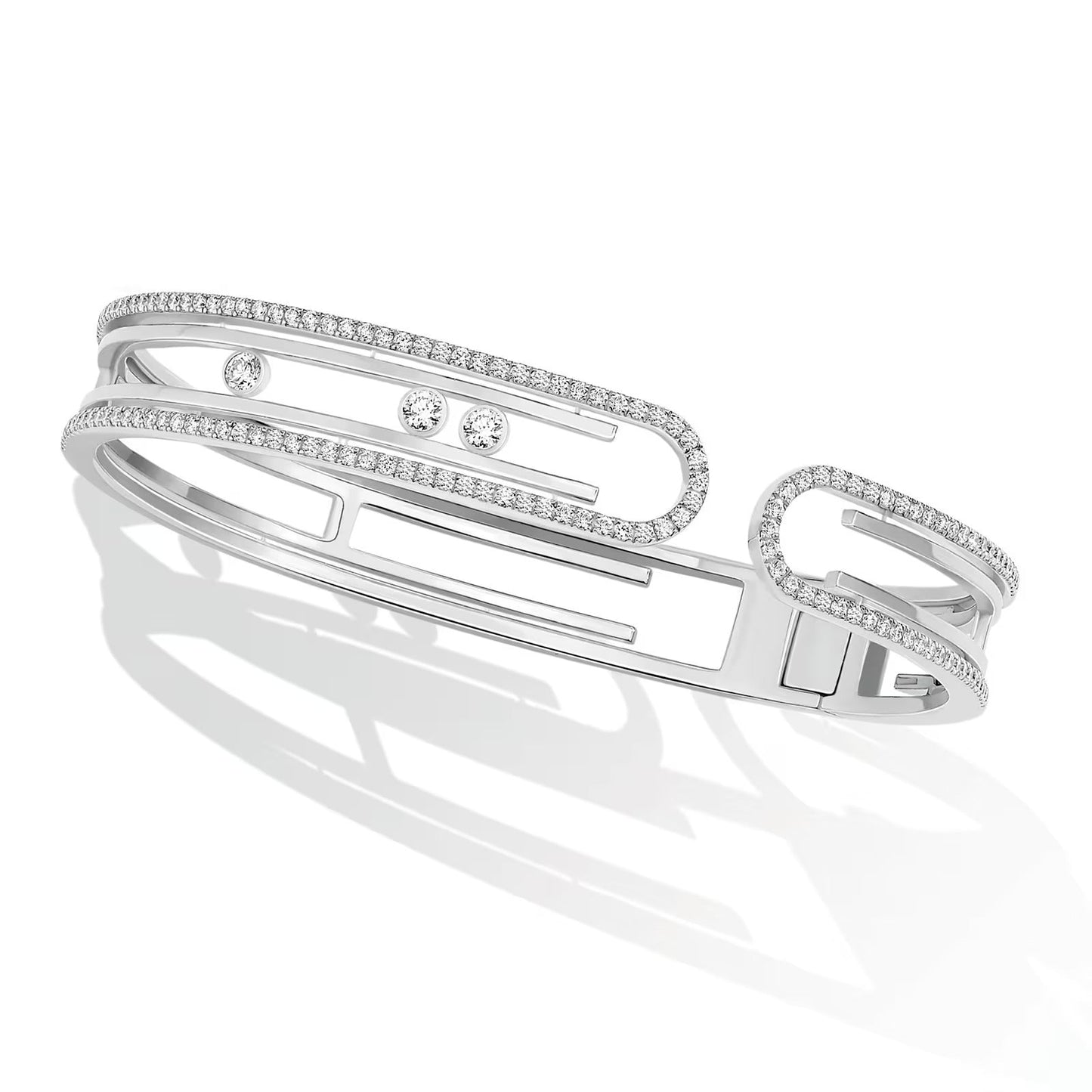 [ElanLuxe Jewelry]MOVE 10TH PAVED DIAMOND BRACELET