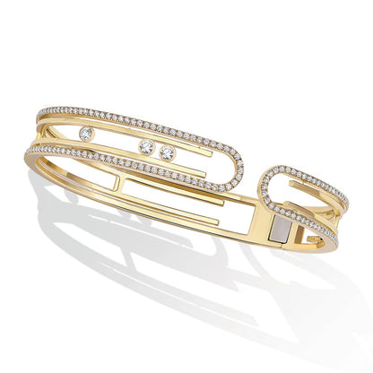 [ElanLuxe Jewelry]MOVE 10TH PAVED DIAMOND BRACELET