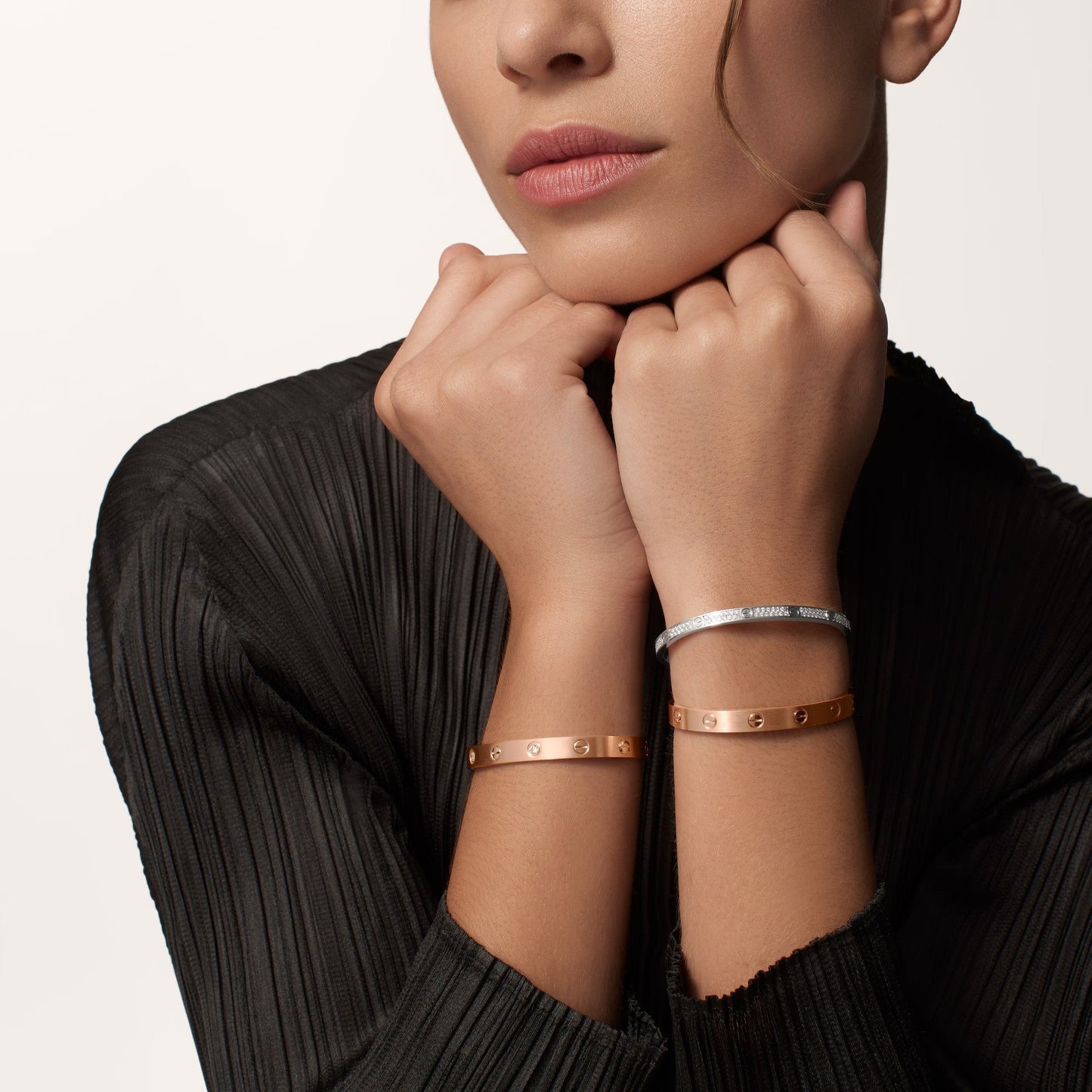 [ElanLuxe Jewelry]LOVE BRACELET 6.1MM BRUSHED