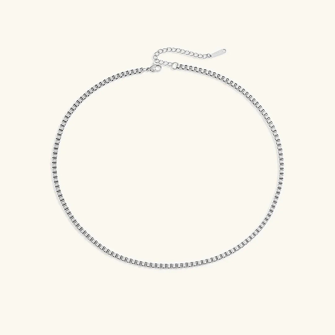 [ElanLuxe]Danica Box Chain Gold Necklace