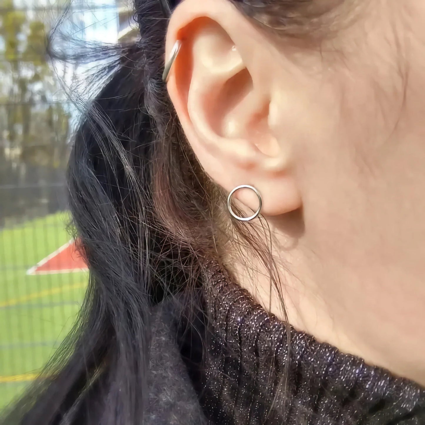 [ElanLuxe]Aureole Gold Earrings