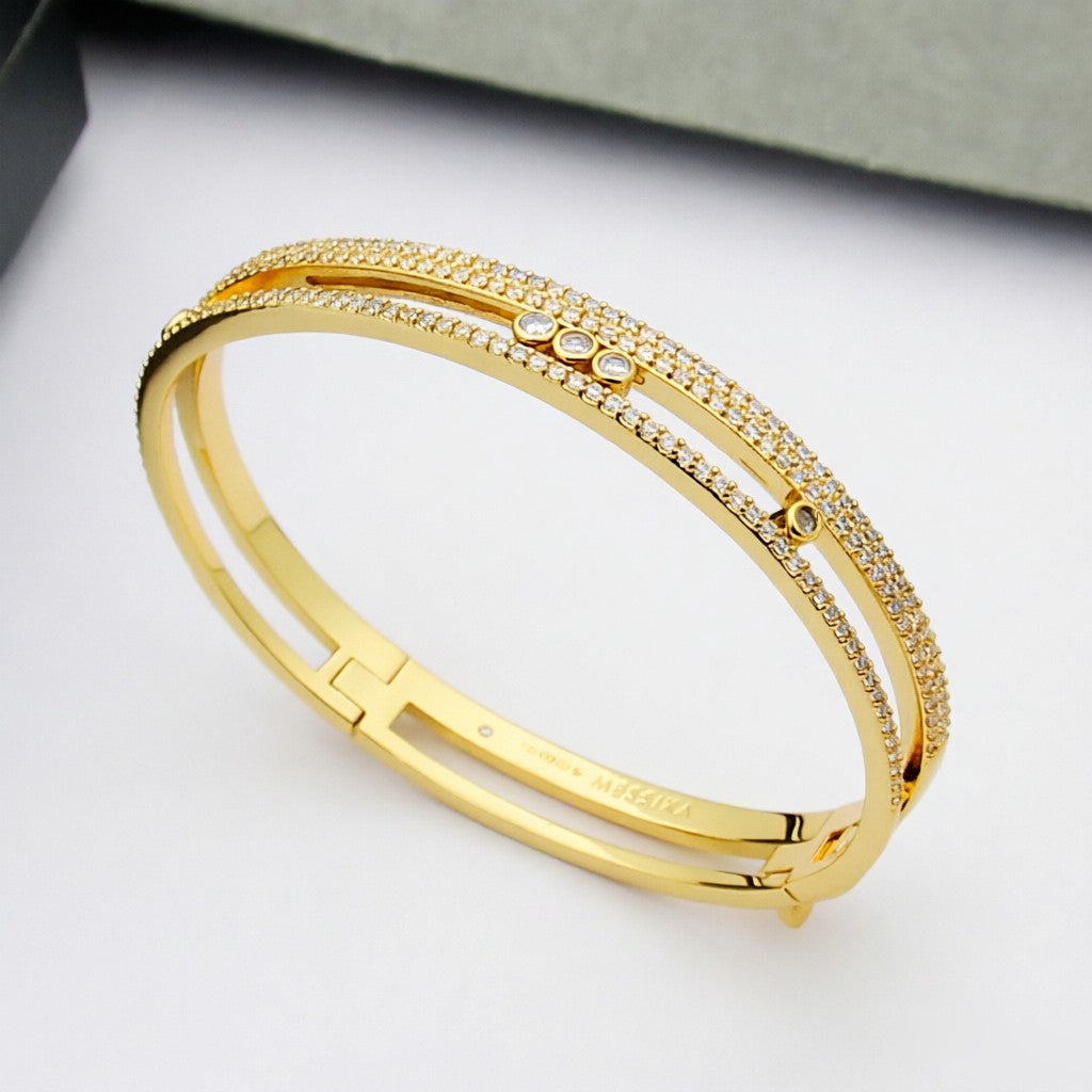 [ElanLuxe Jewelry]Move Romane pav茅 bangle