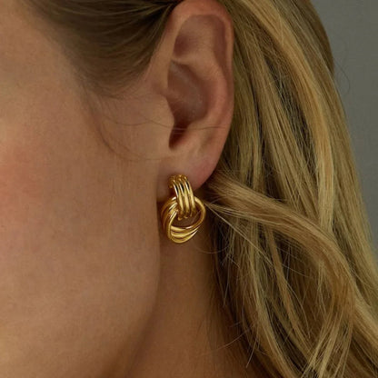 [ElanLuxe]Luna Layered Hoop Earrings