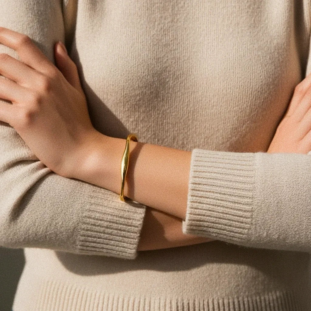 [ElanLuxe]Tiffany Gold Bangle