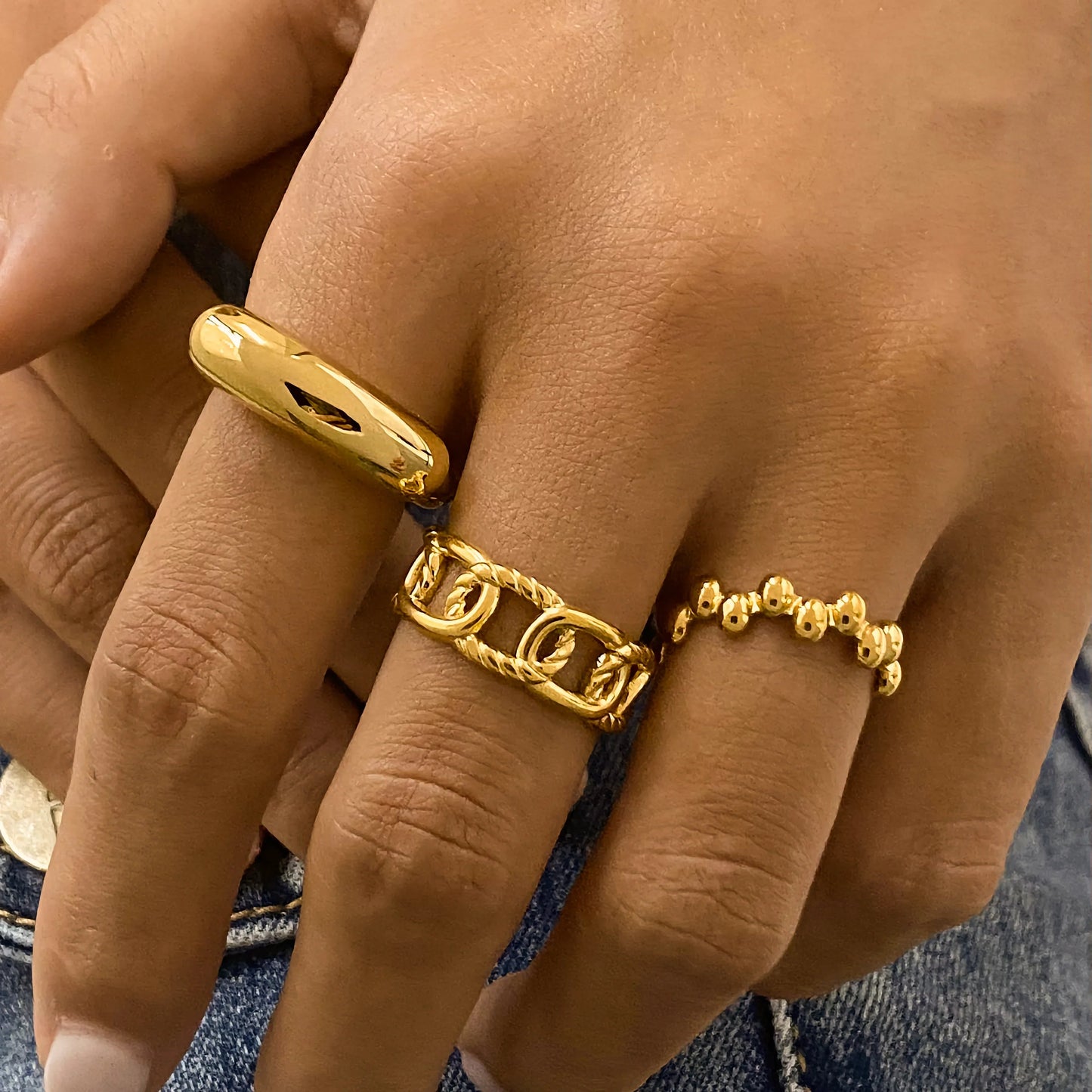 [ElanLuxe]Emeline Gold Ring