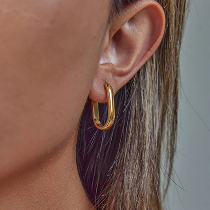 [ElanLuxe]Clarabelle Staple Gold Hoops Bundle