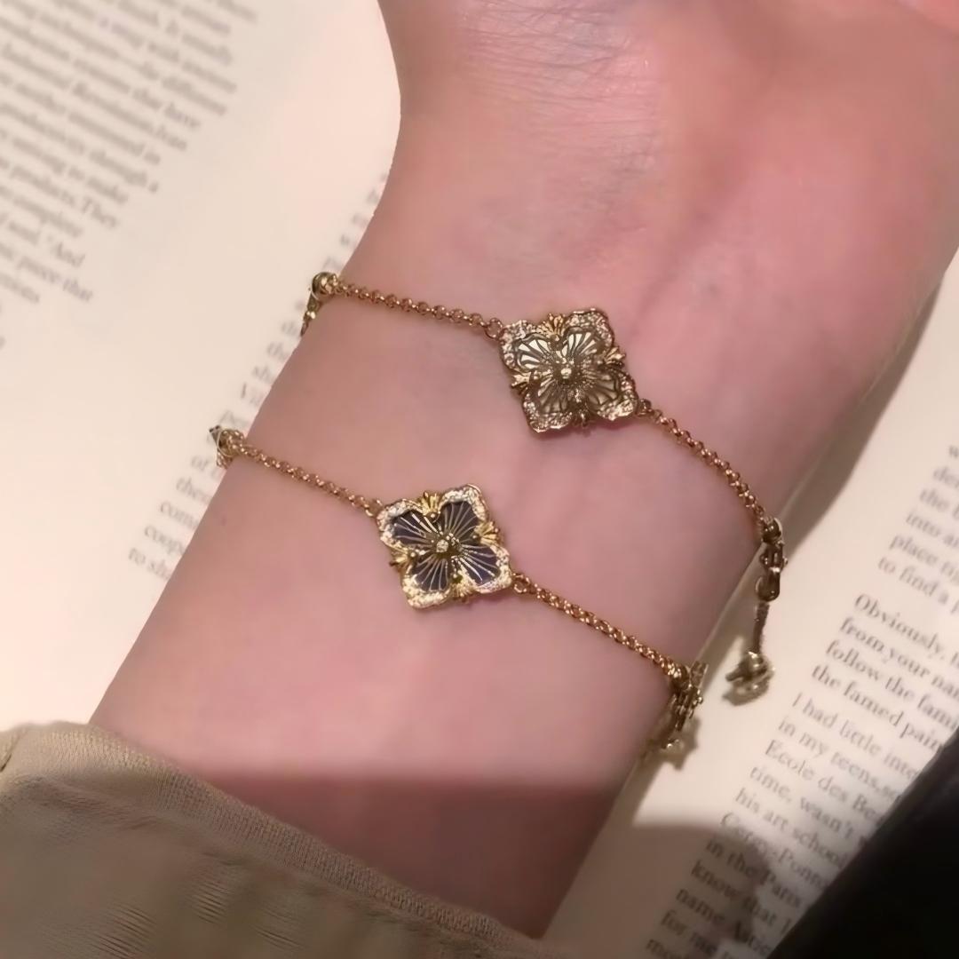 [ElanLuxe Jewelry JEWELRY] OPERA TULLE ENAMEL BRACELET