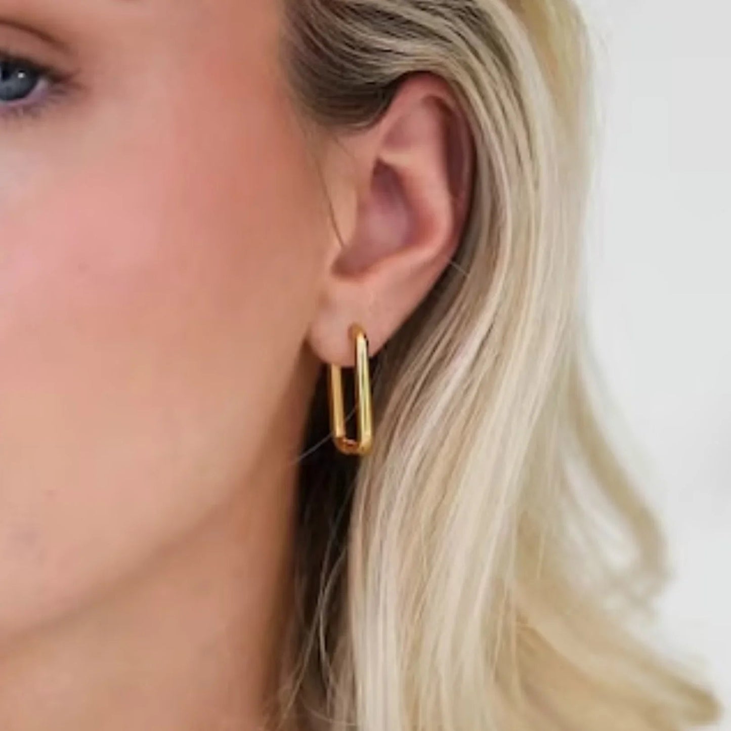 [ElanLuxe]Ambrielle Gold U Hoops
