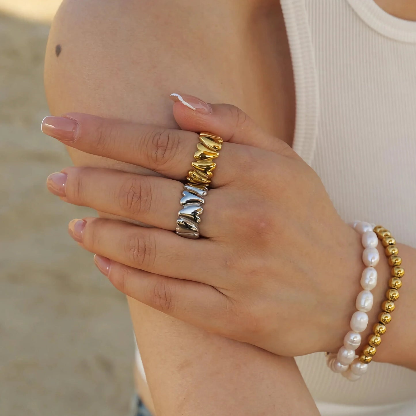 [ElanLuxe]Elena Gold Ring