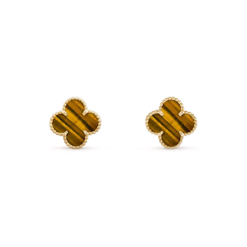 [ElanLuxe Jewelry]CLOVER 15MM EARRINGS COLLECTION