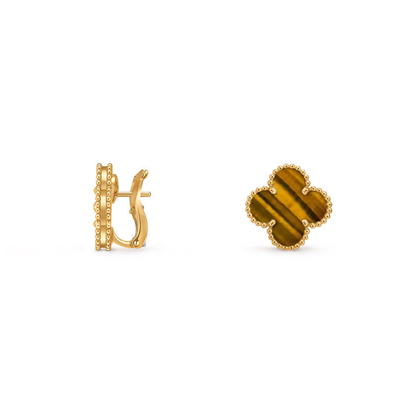 [ElanLuxe Jewelry]CLOVER 15MM MOP EARRINGS COLLECTION