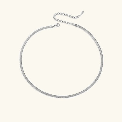 [ElanLuxe]Elizabeth Gold Herringbone Necklace
