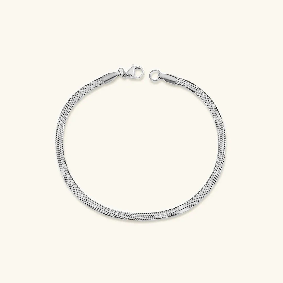 [ElanLuxe]Vida Gold Herringbone Bracelet