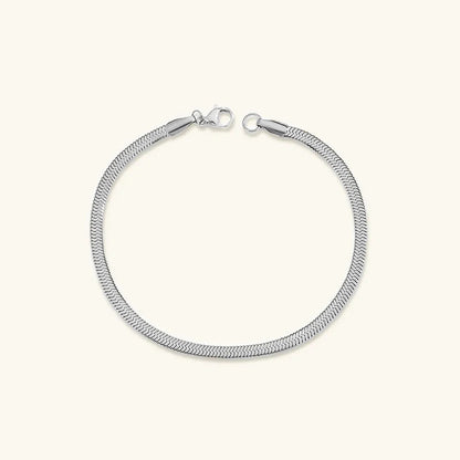 [ElanLuxe]Vida Gold Herringbone Bracelet