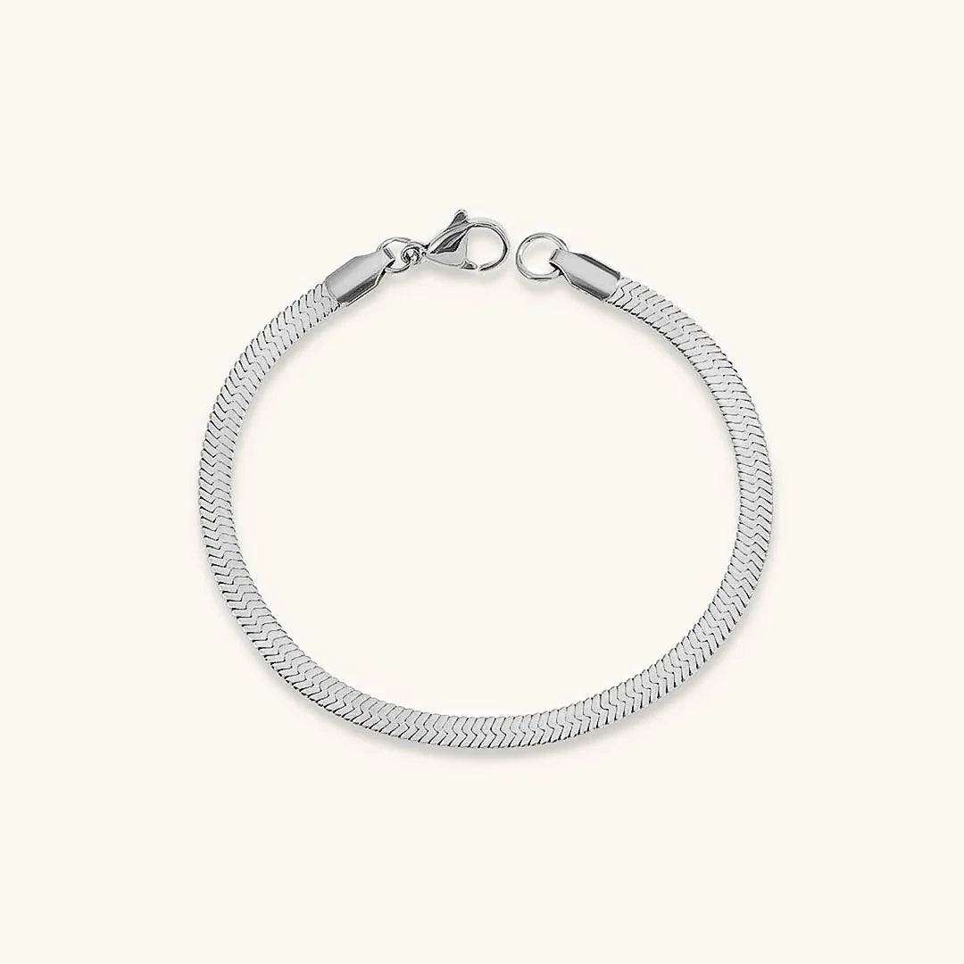 [ElanLuxe]Vida Gold Herringbone Bracelet