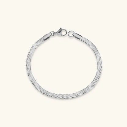 [ElanLuxe]Vida Gold Herringbone Bracelet