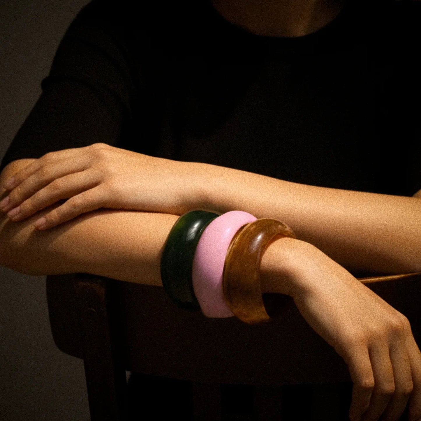 [ElanLuxe]Julianna Sculpted Autumn Bangles