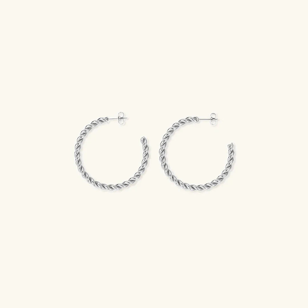 [ElanLuxe]Gigi Twist Gold Earrings