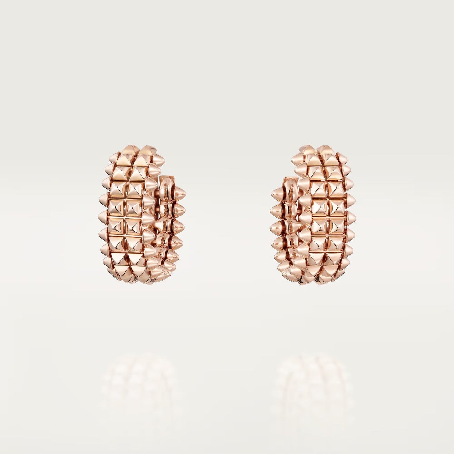 [ElanLuxe Jewelry]CLASH 9.2MM DOUBLE ROW EARRINGS