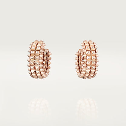 [ElanLuxe Jewelry]CLASH 9.2MM DOUBLE ROW EARRINGS