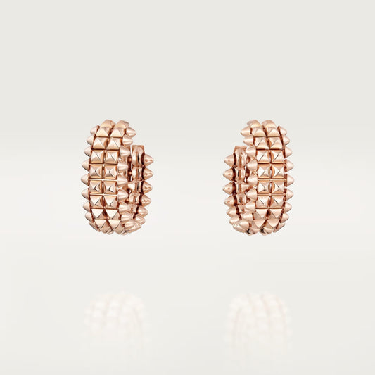 [ElanLuxe Jewelry]CLASH 9.2MM DOUBLE ROW EARRINGS