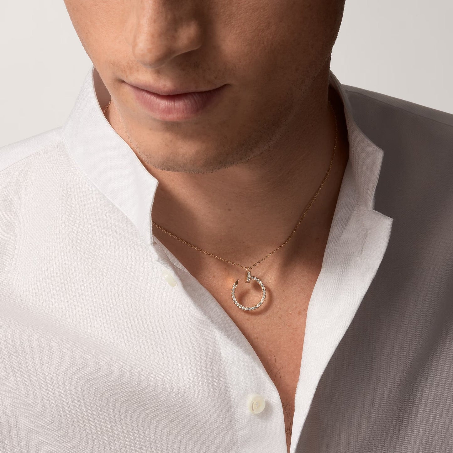 [ElanLuxe Jewelry]JUSTE NECKLACE FULL DIAMOND