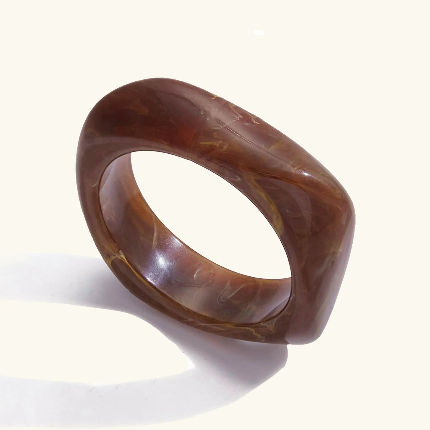 [ElanLuxe]Kaitlyn Chunky Acrylic Bangle