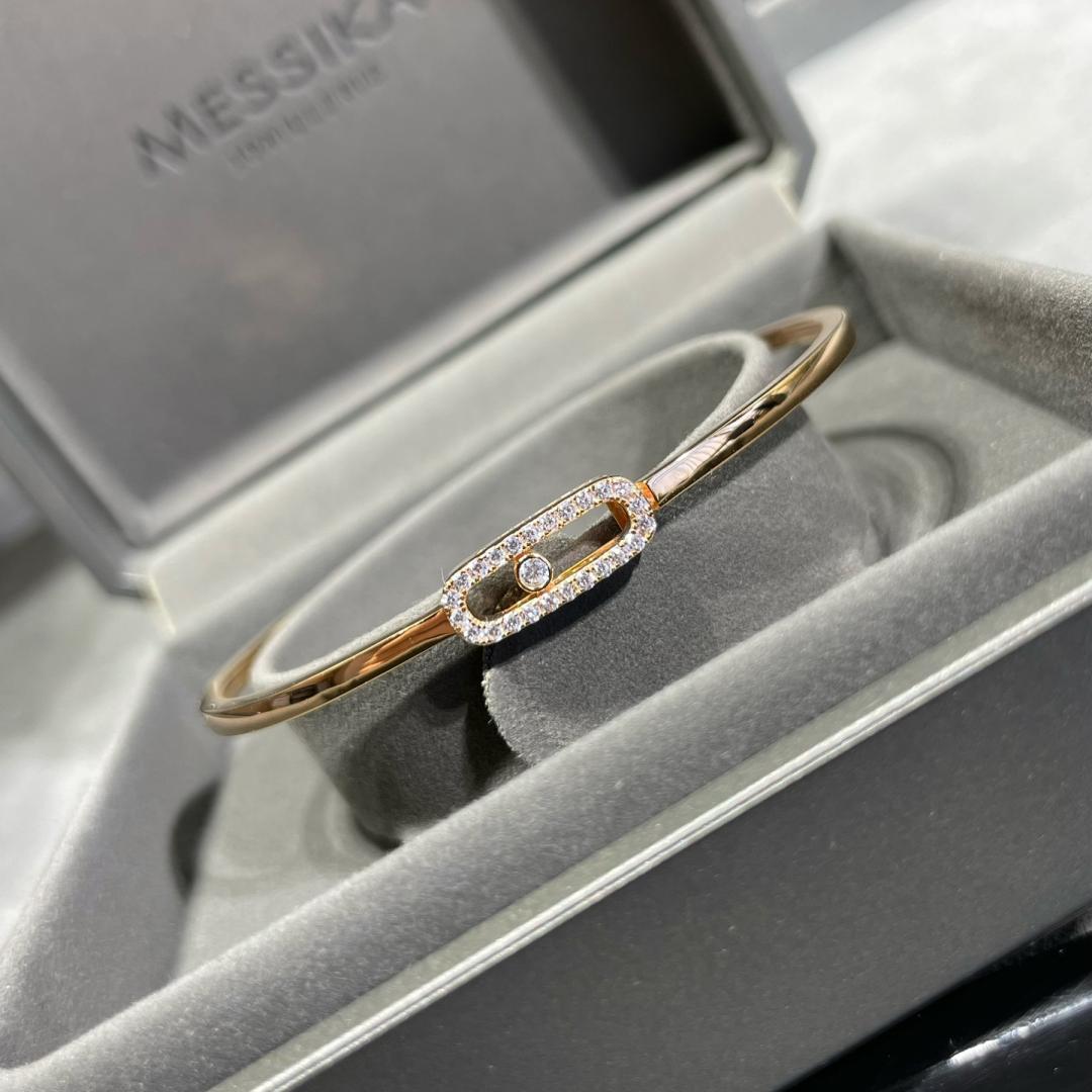 [ElanLuxe Jewelry]Move Uno pav茅 flex bangle medium