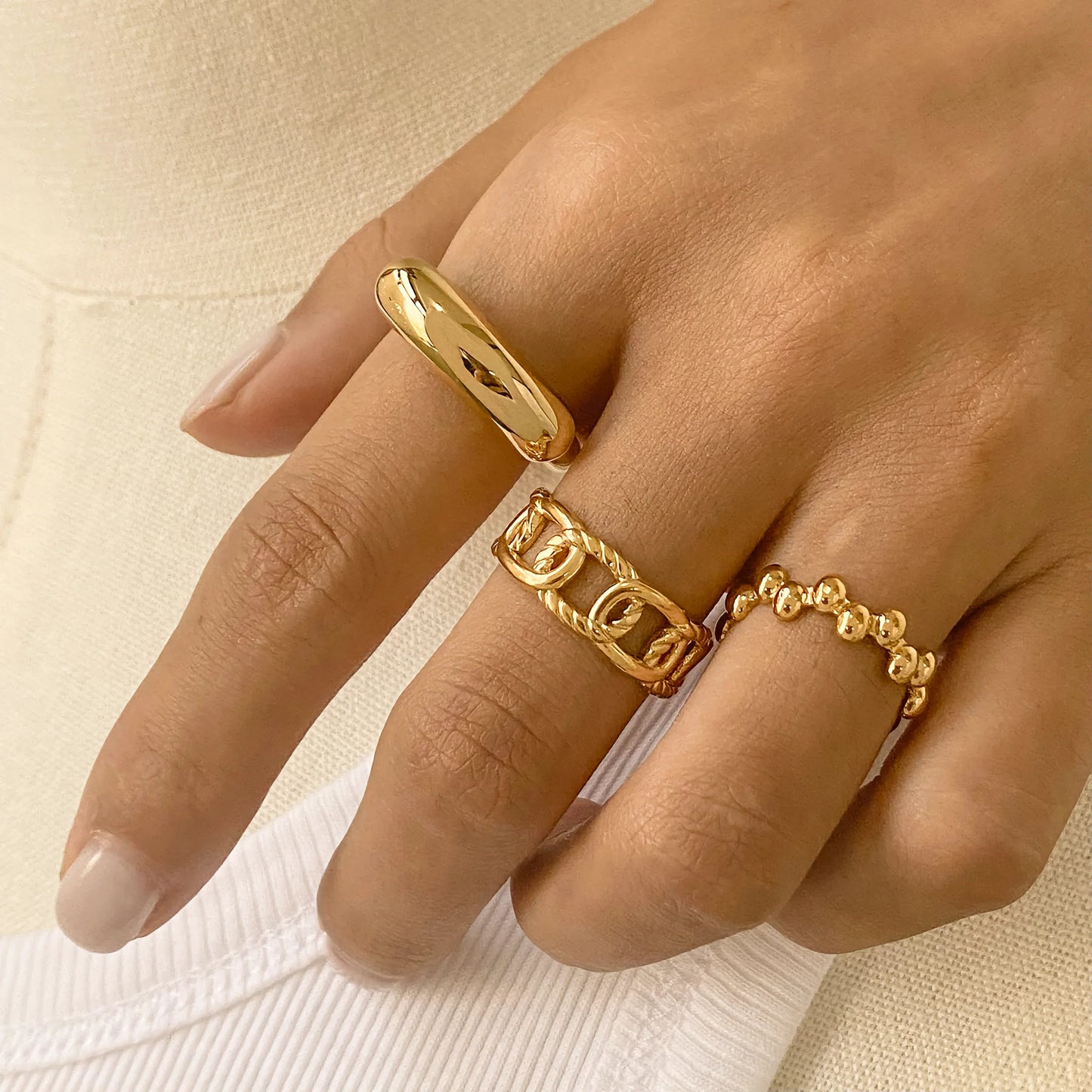 [ElanLuxe]Emeline Gold Ring