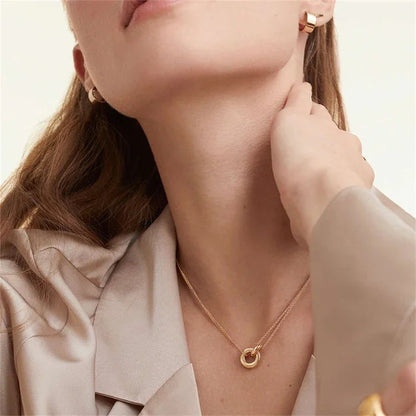 [ElanLuxe]Harper Gold Chain Necklace