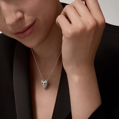 [ElanLuxe Jewelry]PANTHERE FULL DIAMOND NECKLACE