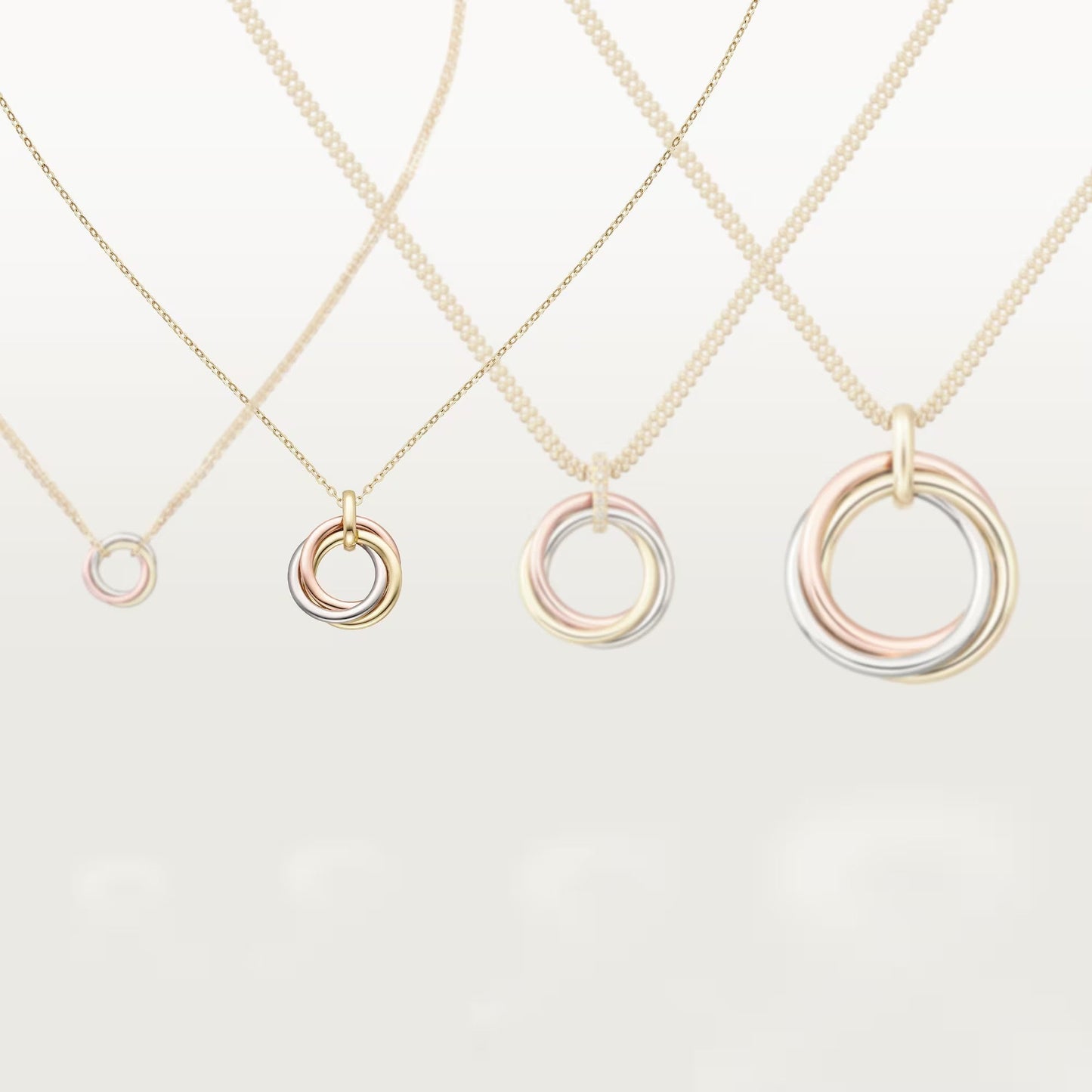 [ElanLuxe Jewelry]TRINITY SMALL NECKLACE