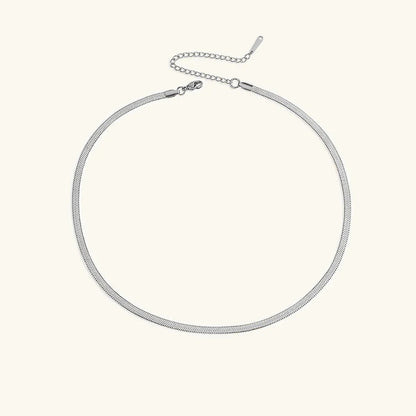[ElanLuxe]Elizabeth Gold Herringbone Necklace