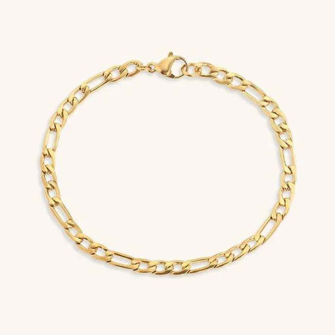 [ElanLuxe]Saturn Gold Chain Bracelet