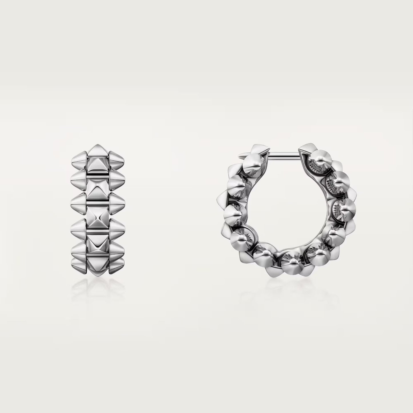 [ElanLuxe Jewelry]CLASH MINI HOOP EARRINGS