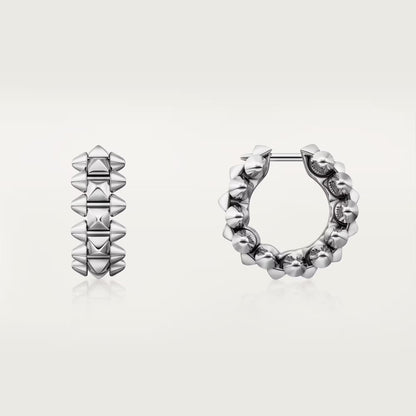 [ElanLuxe Jewelry]CLASH MINI HOOP EARRINGS